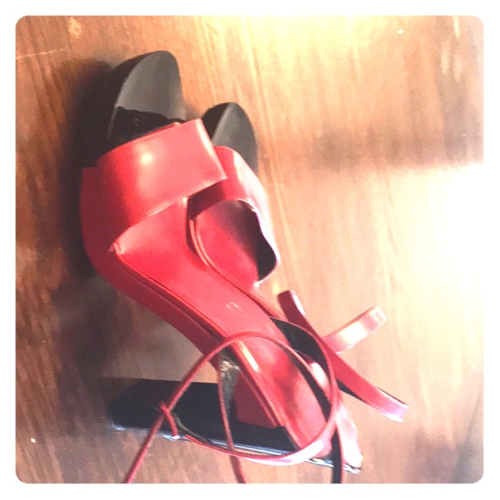 Via Spiga red shoes